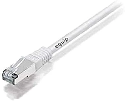 Equip Patchcord, S/FTP, Cat6A, PIMF, 10m, balta (605616)