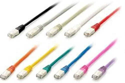Equip Patchcord Cat6a, S/FTP, 1m, oranžinė (605670)