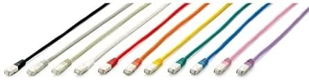 Equip Patchcord Cat6a, S/FTP, 5m, oranžinė (605674)