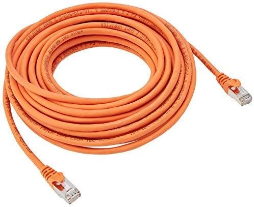 Equip Įrengti Patchkabel RJ45 S/FTP Cat6A 10.0m Oranžinis (SSTP)PIM