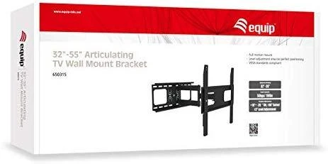Equip 650315 televizoriaus laikiklis 139,7 cm (55″) Juoda