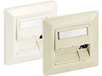 RJ45 Rahmenset Equip 3xRJ45 Unterputz reinweiß - 761304