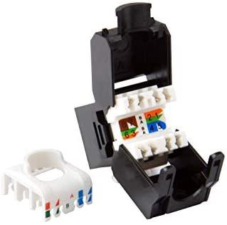 Equip Equip 769226 lyties keitiklis / kabeliai RJ-45 LSA juodas