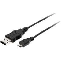 Equip 128523 USB kabelis 1,8 m 2.0 USB A Micro-USB B Juoda