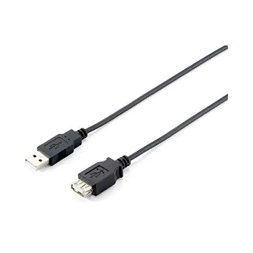 Equip 128850 USB kabelis 1,8 m 2.0 USB A Juoda