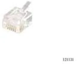 Equip RJ12 kištukas 6P6C (6UIN), 100 vnt. (121131)