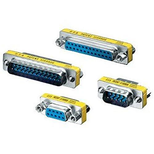 Equip Įrengti 124301 mini lyties keitiklį, 9 kontaktų moterišką/moterišką