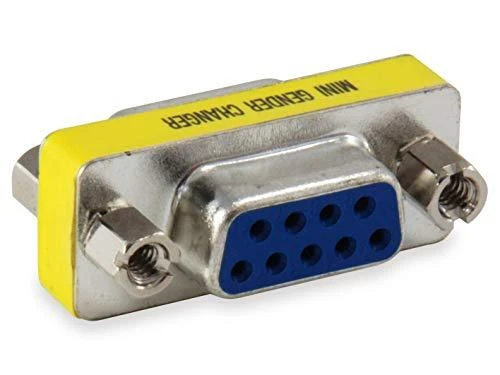 Equip Įrengti 124301 mini lyties keitiklį, 9 kontaktų moterišką/moterišką