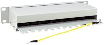 Įrengti Equip Patchpanel 12x RJ45 Cat6 10" FTP 1HE ISO/IEC hellgrau
