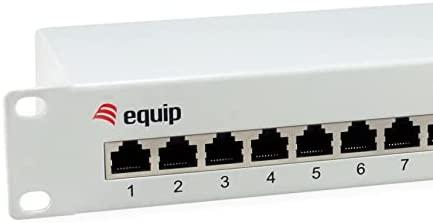 Įrengti Equip Patchpanel 12x RJ45 Cat6 10" FTP 1HE ISO/IEC hellgrau