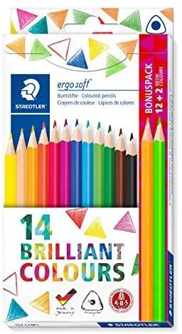 Staedtler TALPYKLĖ Buntstift ergostoft neon 14ST