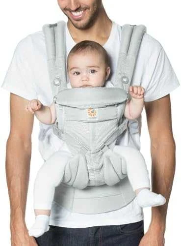 ERGOBABY nešioklė OMNI 360 COOL AIR Mesh, pearl pilkas, BCS360PGREY