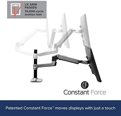 Laikiklis Ergotron - LX Dual Stacking Arm - poliruotas aliuminis