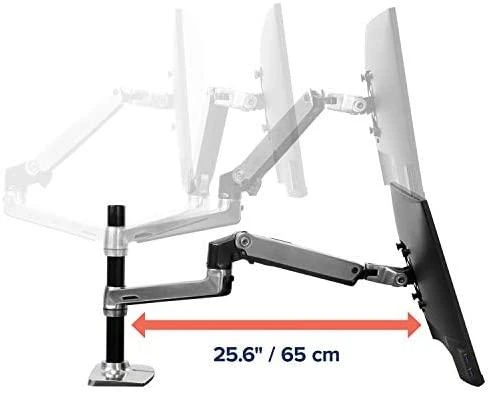 Laikiklis Ergotron - LX Dual Stacking Arm - poliruotas aliuminis