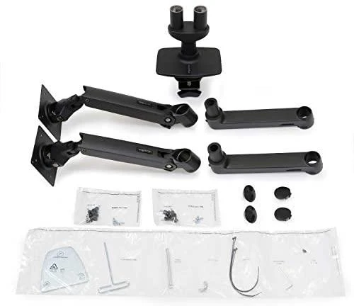 Laikiklis Ergotron - LX Dual Side-by-Side Arm - matinis juodas