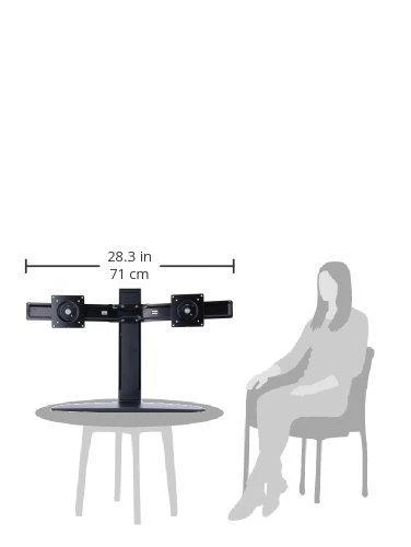 Laikiklis Ergotron Neo-Flex NeoFlex Dual LCD monitorius Lift Stovas (33-396-085) (33396085)