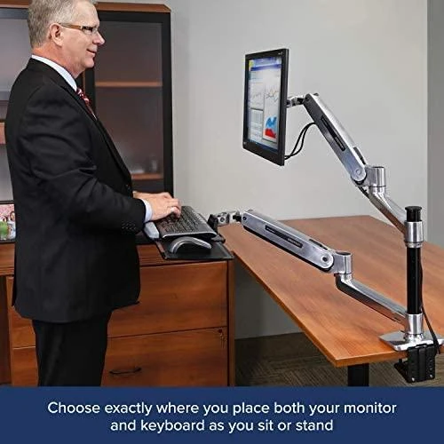 Laikiklis ERGOTRON WorkFit-LX, Sit-Stand stalo tvirtinimo sistema
