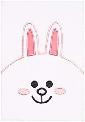 Bt21 Line Friends - pliušinis užrašų sąsiuvinis A5 (baltas)