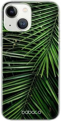 Dėklas CASE OVERPRINT BABACO PLANTS 002 IPHONE 13 MINI Žalias