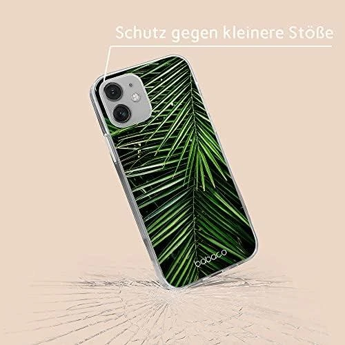 Dėklas CASE OVERPRINT BABACO PLANTS 002 IPHONE 12 MINI Žalias