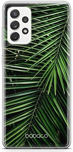 Dėklas CASE OVERPRINT BABACO PLANTS 002 SAMSUNG GALAXY A72 5G Žalias