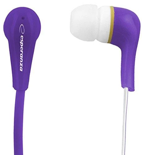 ESPERANZA EH146V LOLLIPOP - į ausis kišamos ausinės Violetinės