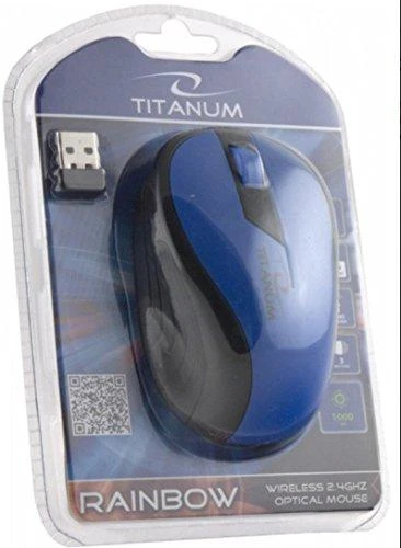 Titanum Belaidė pelė Esperanza TM114B, mėlynai juoda