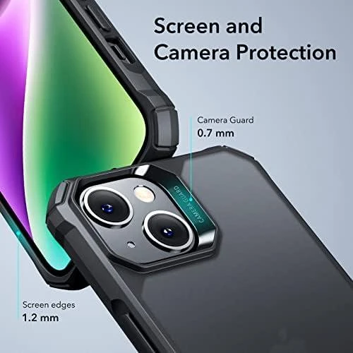 ESR Air Armor Apple iPhone 14 Plus Frosted dėklas telefonui juodos spalvos