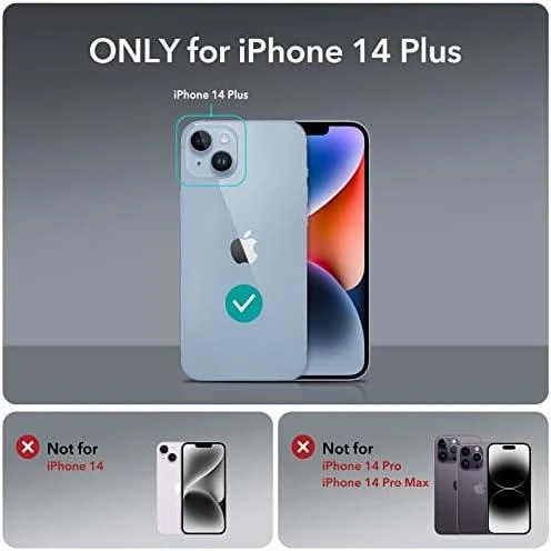ESR Air Armor Apple iPhone 14 Plus Frosted dėklas telefonui juodos spalvos