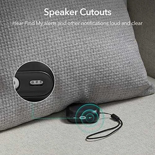 Dėklas ESR Orbit Hybrid, skirtas AirPods Pro, Magsafe (juodas)