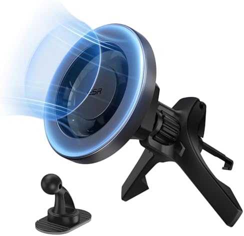 Automobilinis laikiklis ESR HaloLock Magnetic (pilkas)