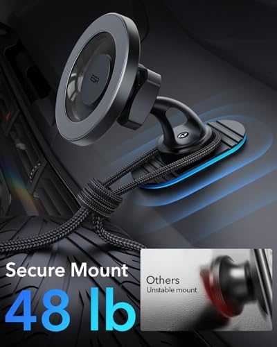 Automobilinis laikiklis ESR HaloLock Magnetic (pilkas)