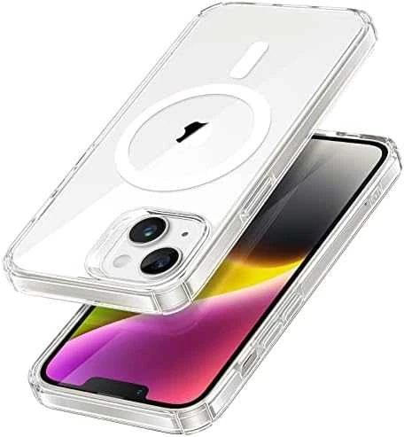 Amio Dėklas ESR Krystec Clear, skirtas iPhone 14 Plus, Magsafe (skaidrus)