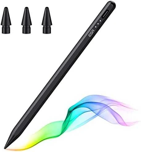 Aktyvus rašiklis ESR skaitmeninis pieštukas, skirtas iPad / Pro / Air / Mini (juodas)