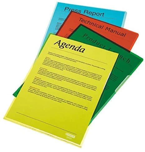 Esselte skaidrūs spalvoti dokumentų aplankai