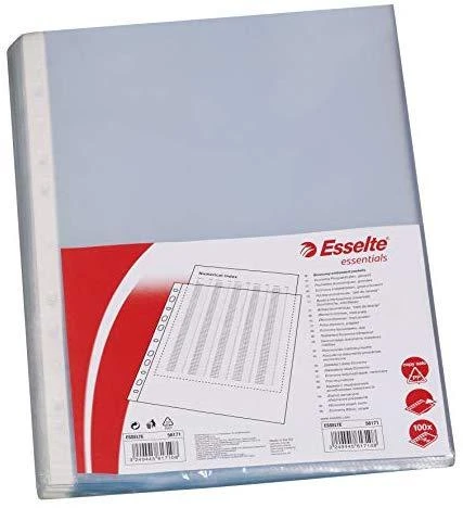 Esselte A4 48mic žirnių dokumentų rankovės. 100 vnt (10K014B)