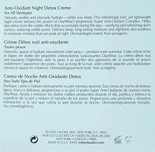 Estée Lauder NightWear Plus Anti-Oxidant Night Detox Creme dekotiksikuojantis naktis veido kremas, 50 ml