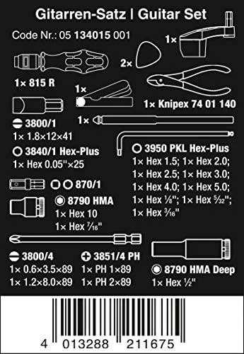 Gitarų remonto ir priežiūros rinkinys 27 vnt Wera 9100