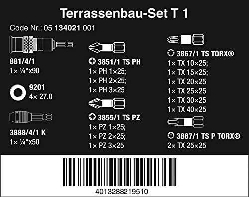 WERA paklotų statybinis komplektas T1