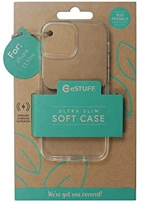eStuff iPhone 13 mini minkštas dėklas