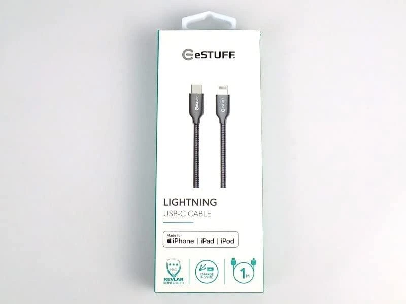 Laidas Apple eStuff USB-C – Lightning 1m 8 kontaktų ES602160