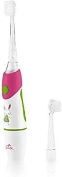 ETA | SONETIC Dantų šepetėlis | ETA071090010 | Baterija operated | For kids | Šepetėlių skaičius galvutės įeina 2 | Number of teeth brushing modes Does not apply | Sonic technology | Baltas/ pink