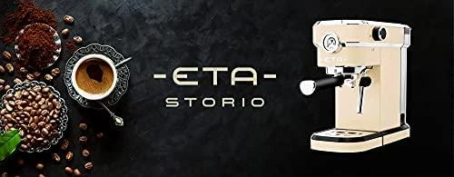 Kavos aparatas ETA | Espresso | ETA618190040 Storio | Slėgis 20 bar | Su pieno plakikliu | Semi-automatinis | 1350 W | rusvai gelsvas