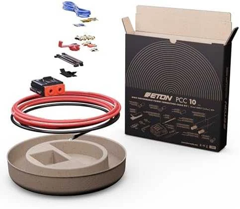 ETON PCC 10 OFC laidų rinkinys garso stiprintuvui, 10mm²