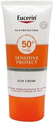 Eucerin Sensitive Protect Sun Creme SPF 50+ apsauginis kremas nuo saulės, 50 ml