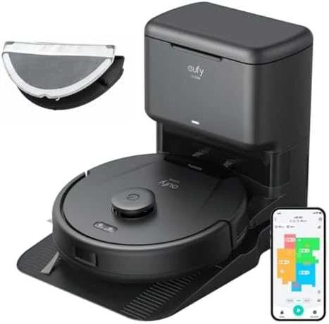Dulkių siurblys - robotas Anker Eufy L60 Hybrid, Juodas