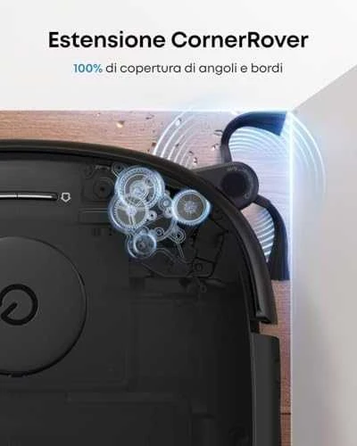 Dulkių siurblys-robotas Eufy Omni E25, Juodas