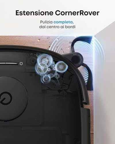 Nešiojamas valymo rinkinys su dulkių siurbliu-robotu Eufy Omni E28, Juodas