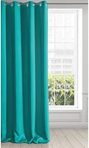 Eurofirany LOGAN blackout tipo temdanti naktinė užuolaida, 135X250 cm, kilpos / žiedai, spalva: šviesi turkio