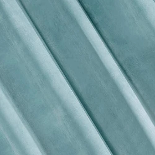 Eurofirany DIVA LINE RIA Minkšto aksomo naktinė užuolaida, 140X250 cm, kilpos / žiedai, spalva: mėlyna